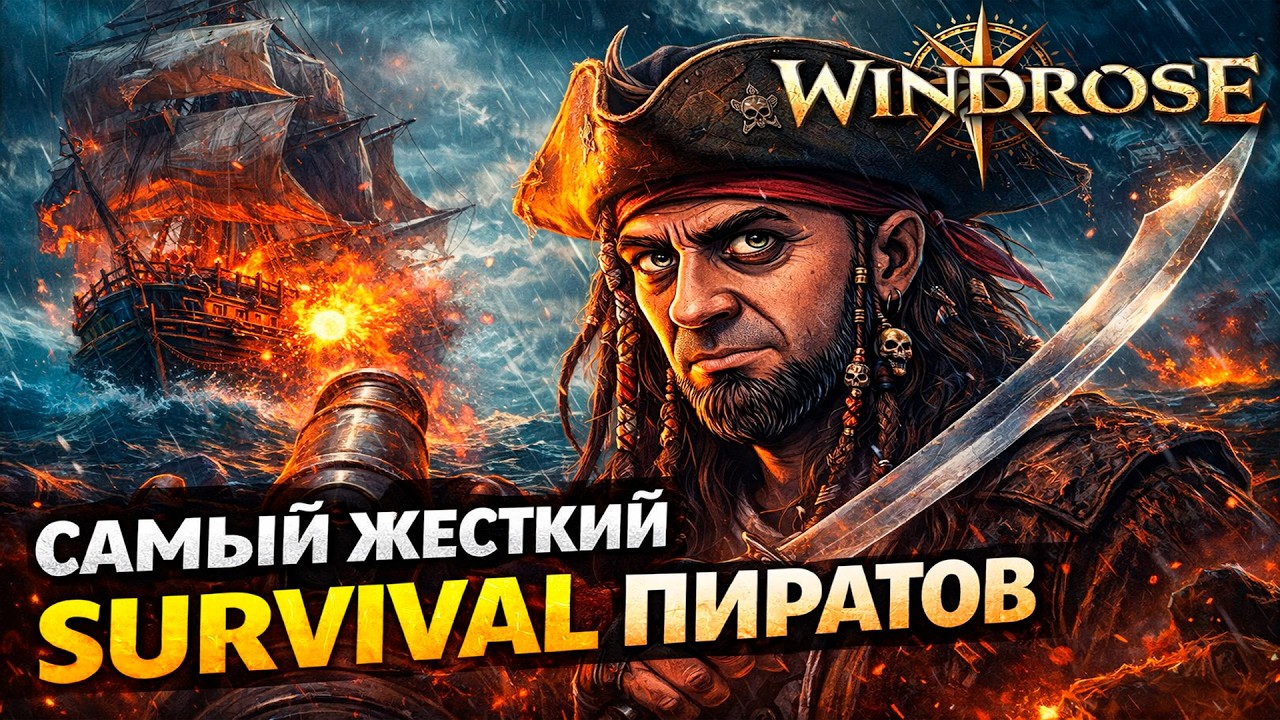 Я ВЫЖИЛ В САМОМ ЖЕСТКОМ ПИРАТСКОМ SURVIVAL! 😱 Windrose — море, кровь и предательство!