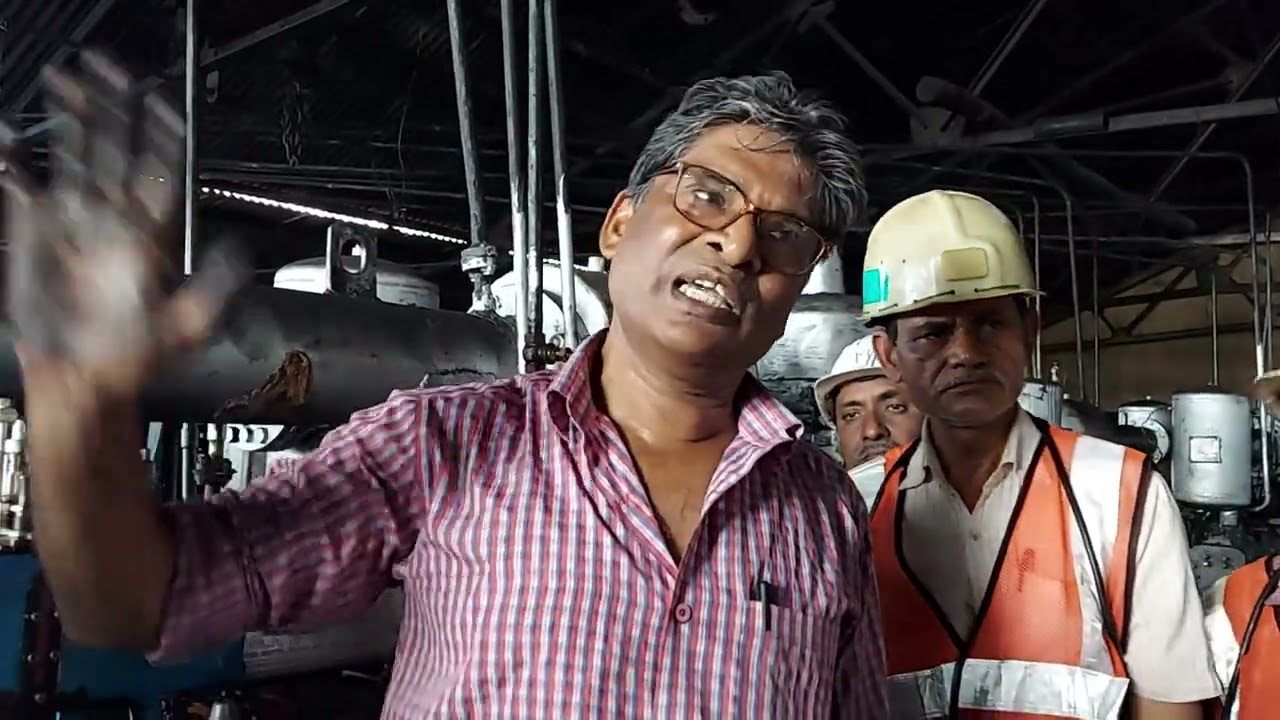 Moonidih Compressor House with Safety Team members