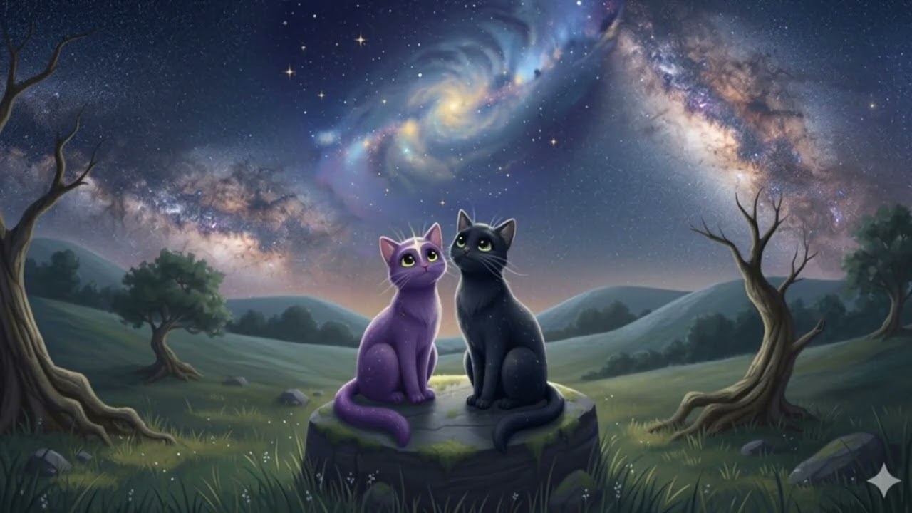 Midnight & Shadow | Cozy Fantasy Lullaby (Original Story)