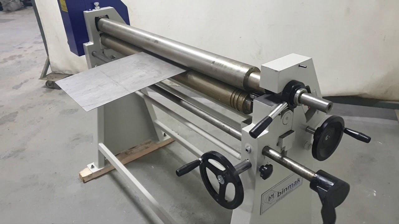 Manual, 3 Roll Plate Bending Machine 3 toplu silindir makinesi
