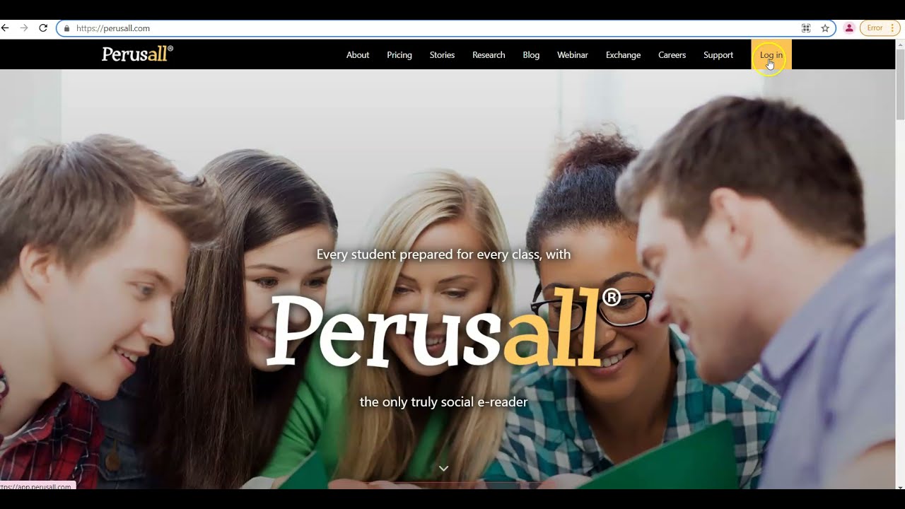 Tutorial Perusall: Crear cuenta y primeros pasos como estudiantes