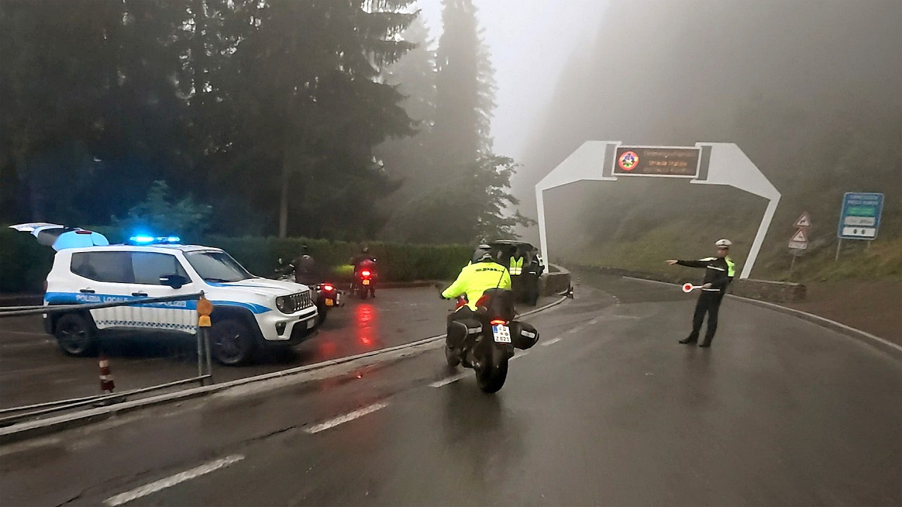 Dolomiten Motorrad Tour Teil 6 - Timmelsjoch im strömenden Regen