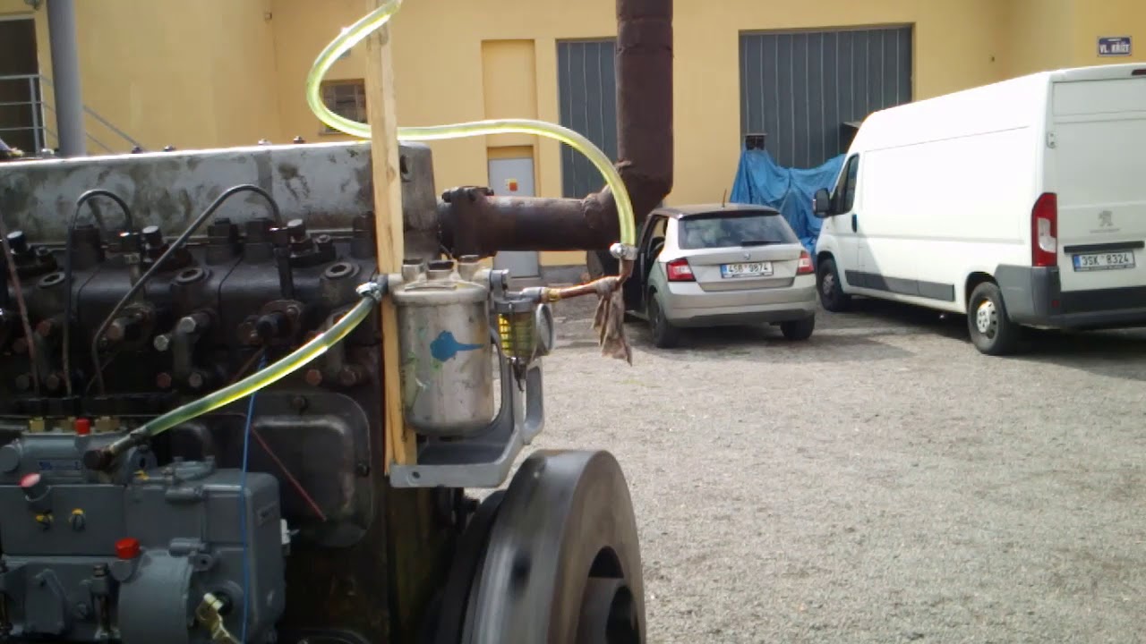 Motor Škoda 3S110 na lokomotivě BNE 50.7.9.2018