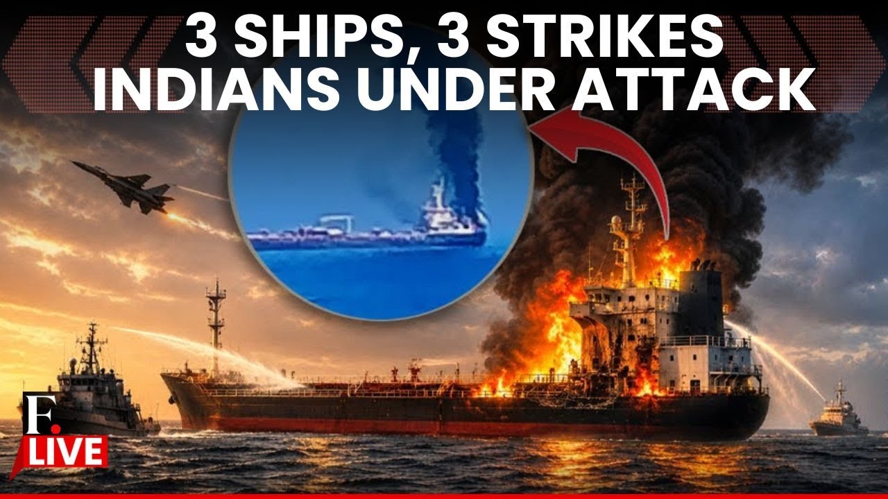 Strait of Hormuz Crisis LIVE: Indian Crew on Fire-hit Vessel | US Iran War