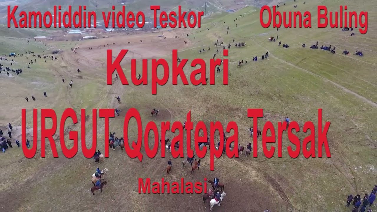 Kupkari Chavandoz Samarqand Urgut Qoratepa Tersak Toglar Orasida Otlar