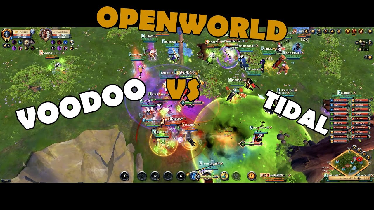 Albion Online | VOODOO vs TIDAL | Albion ZVZ | Caller | POV | Tank
