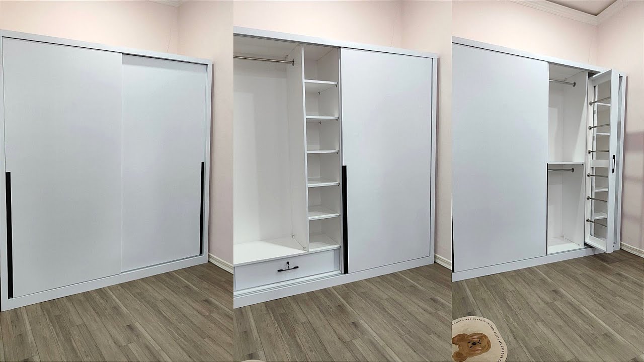 Lemari Pakaian Pintu Sliding Minimalis