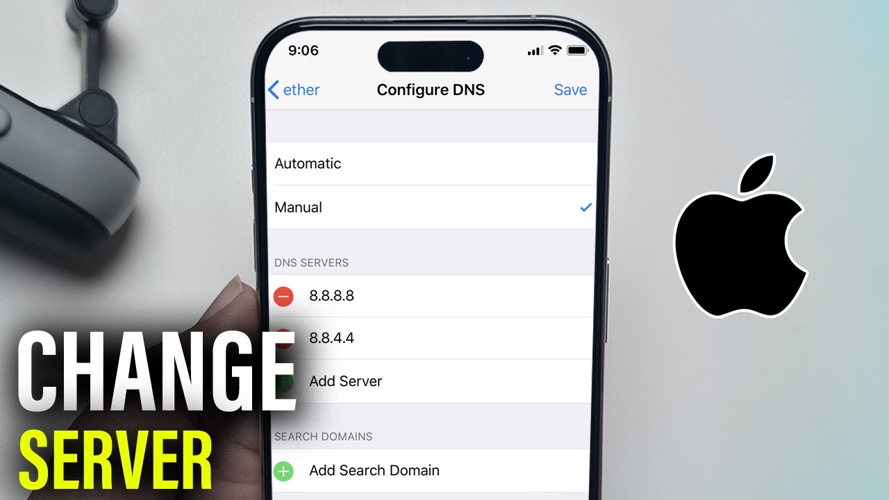 How to Change server in iPhone