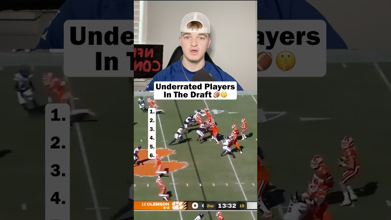 The Most Underrated Players in the Draft🏈🤫 #nflfootball #nflcontent #nfldraft #nflconvo