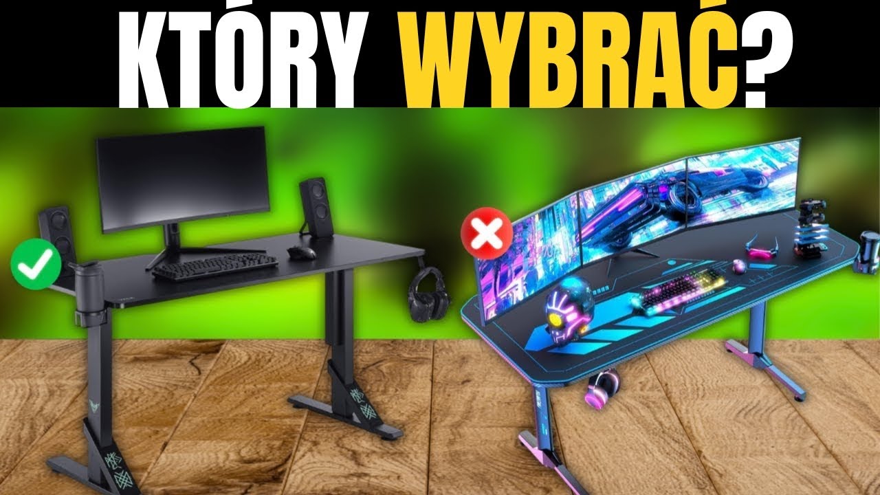 Najlepsze Biurka Gamer Jakość-Cena 2026 [NIE KUPUJ JEDNEGO, P&Oacute;KI NIE ZOBACZYSZ TEGO]