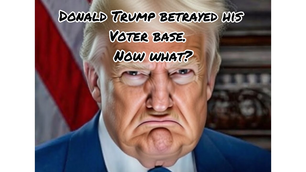 BETRAYAL! DJT traded his base for IMMORTALITY