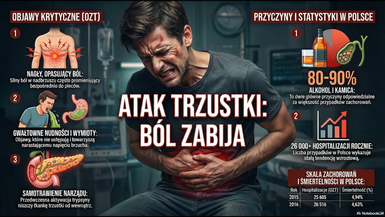 Chora trzustka: Pierwsze objawy. ⚠️ Nigdy nie lekceważ tego bólu! Ostre vs Przewlekłe zapalenie.