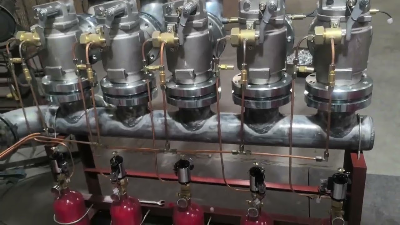 Working and Reserved FM200 Fire Extinguishing System