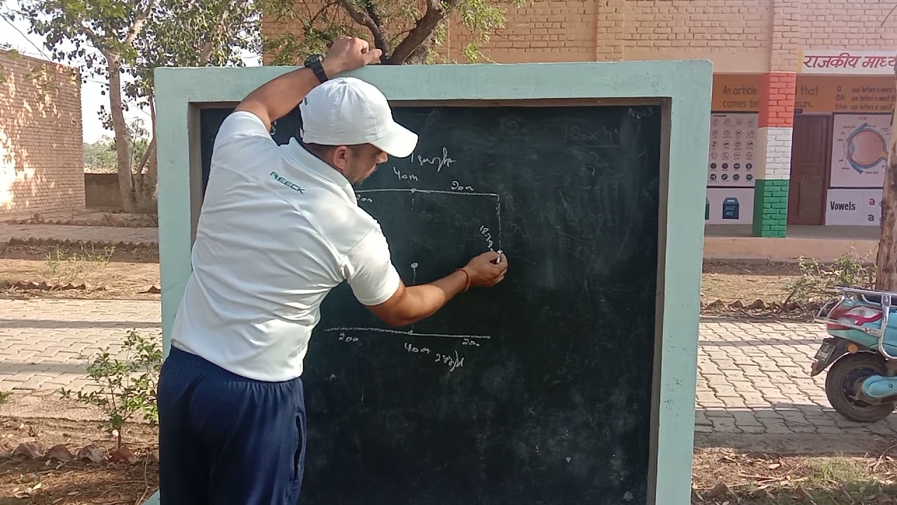 200m. Track easy marking