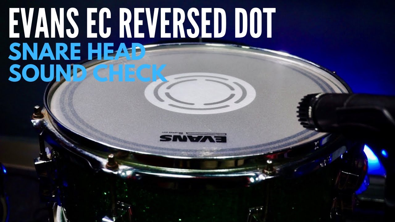 Drum Review: Evans EC Reverse Dot Snare Drum Head