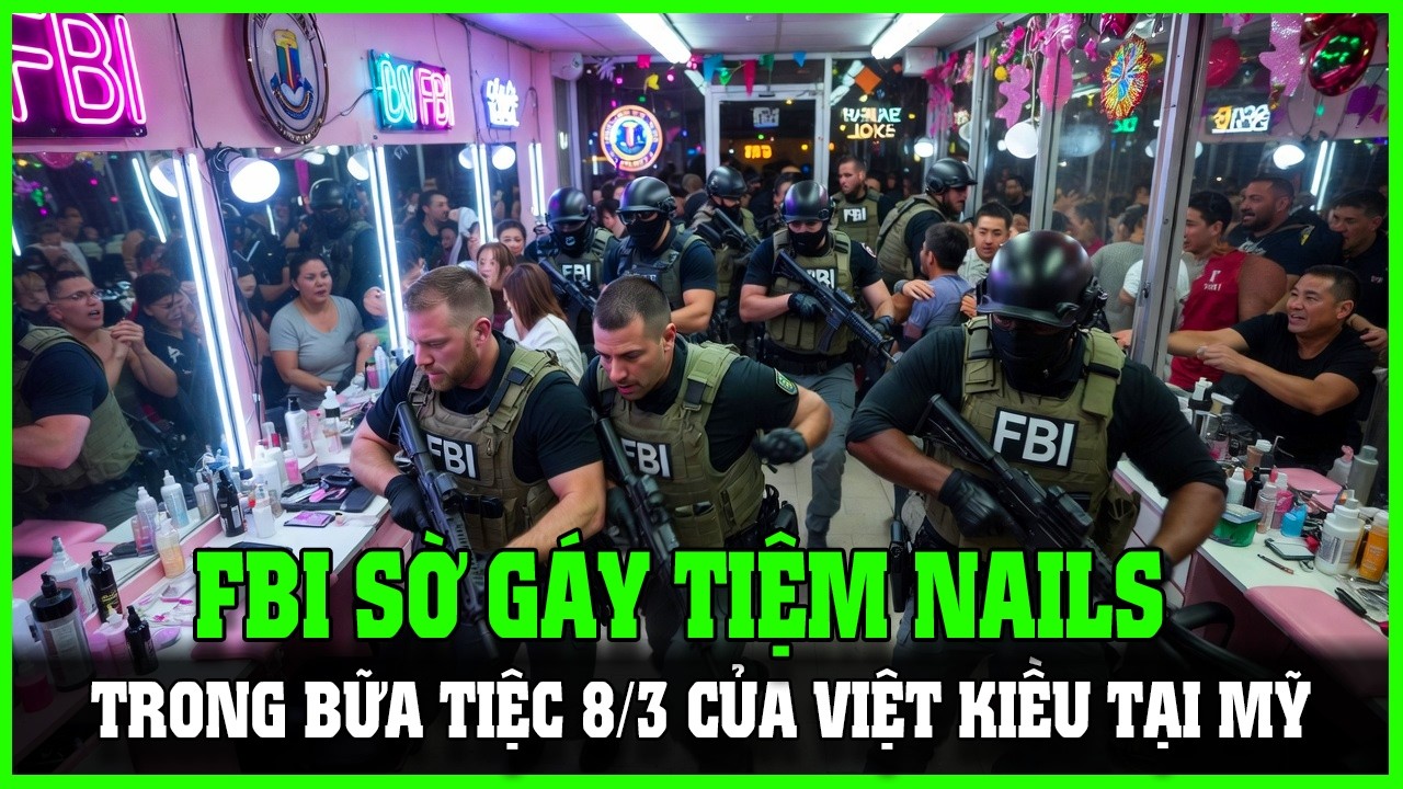 FBI Đột Kích Tiệm Nails Ở Houston, Lộ Bí Mật Kinh Hoàng Trong Tiệc 0803 Thịt Lợn Giả Cầy