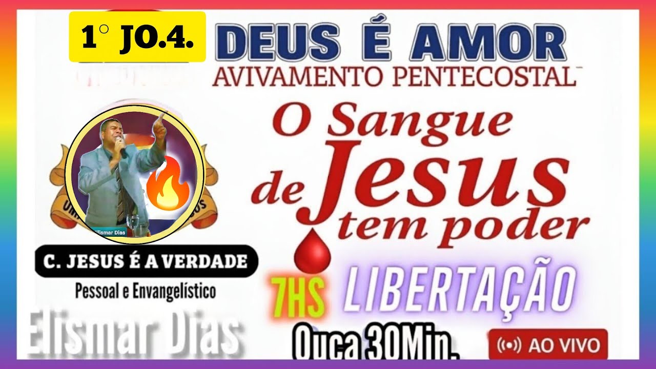 🌈AO VIVO IPDA Oração da Manhã 7H | Libertação Jesus a Verdade #oração7h #oração18h #Oração3h