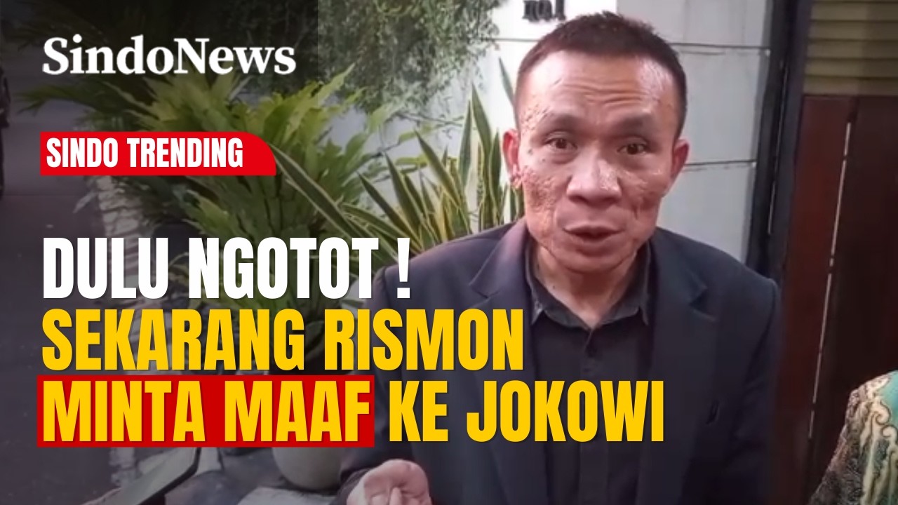 DULU NGOTOT! Sekarang Rismon Minta Maaf Ke Jokowi | Sindo Trending (12/03)