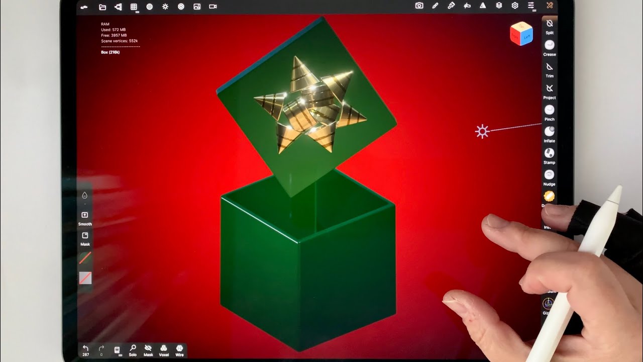 Tutorial: Empty Box in Nomad Sculpt