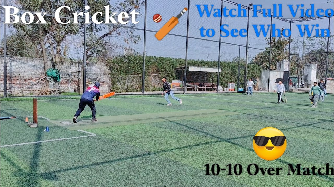 Box Cricket | Match No. 1 | 10-10 Over Full Match | 2 Teams|Cricket Match| 🏏|Watch Full Video