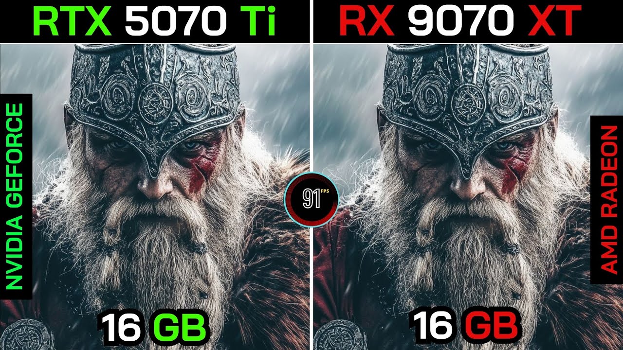 RX 9070 XT VS RTX 5070 Ti + Ryzen™ 7 9800X3D : TEST IN 20 GAMES