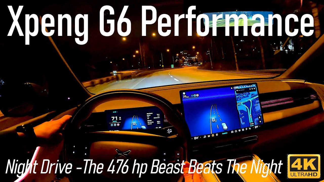 (2026) Xpeng G6 Performance Night POV Drive - The 476 hp Beast Beats The Night