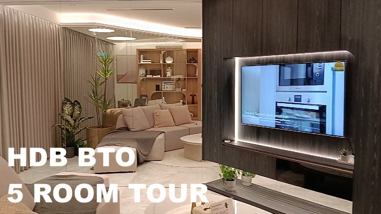 Видеообзор 5-комнатной демонстрационной квартиры HDB 2026 года | Галерея MyNiceHome @ HDB Hub. Об...