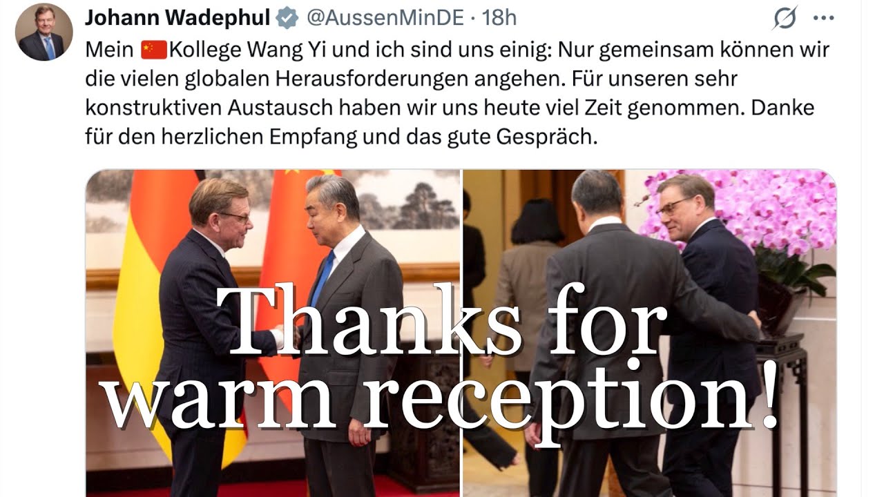 Rare earths, auto chips top agenda in German FM Wadephul's delayed China visit; One-China reiterated
