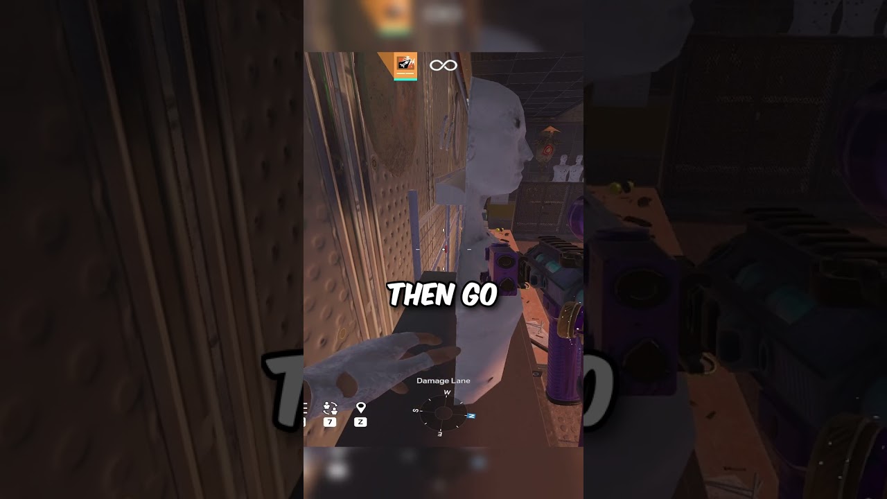 Getting Out of Shooting Range Hint #r6 #r6s #rainbowsixsiege #r6siege #siege