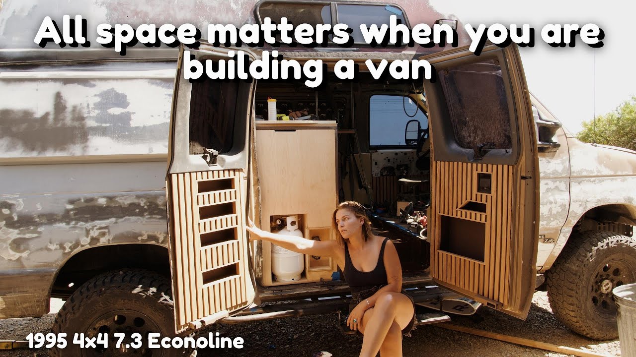 Van Conversion Series: Door Storage + MOVING THE VAN for the first time since the engine rebuild