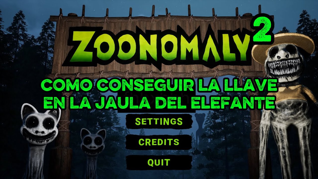 ZOONOMALY – Cómo Conseguir la Llave del Elefante (Jaula Laberinto) | Gameplay en Español