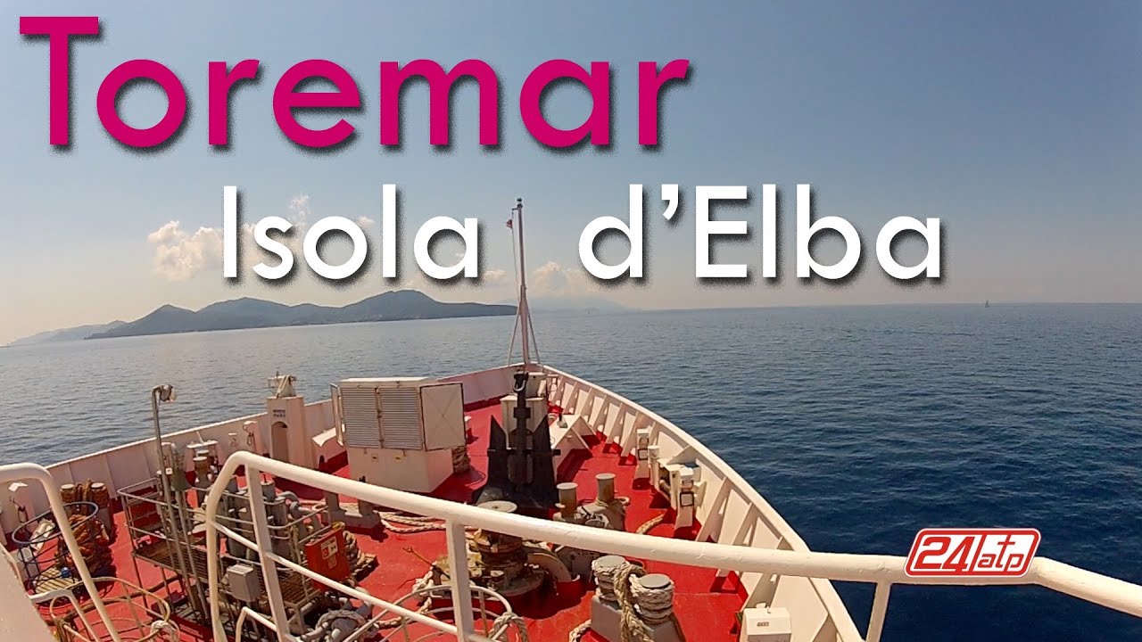 Toremar Aethalia Traghetto Isola d'Elba Piombino a Portoferraio - Ferry to Elba Island Tuscany Italy