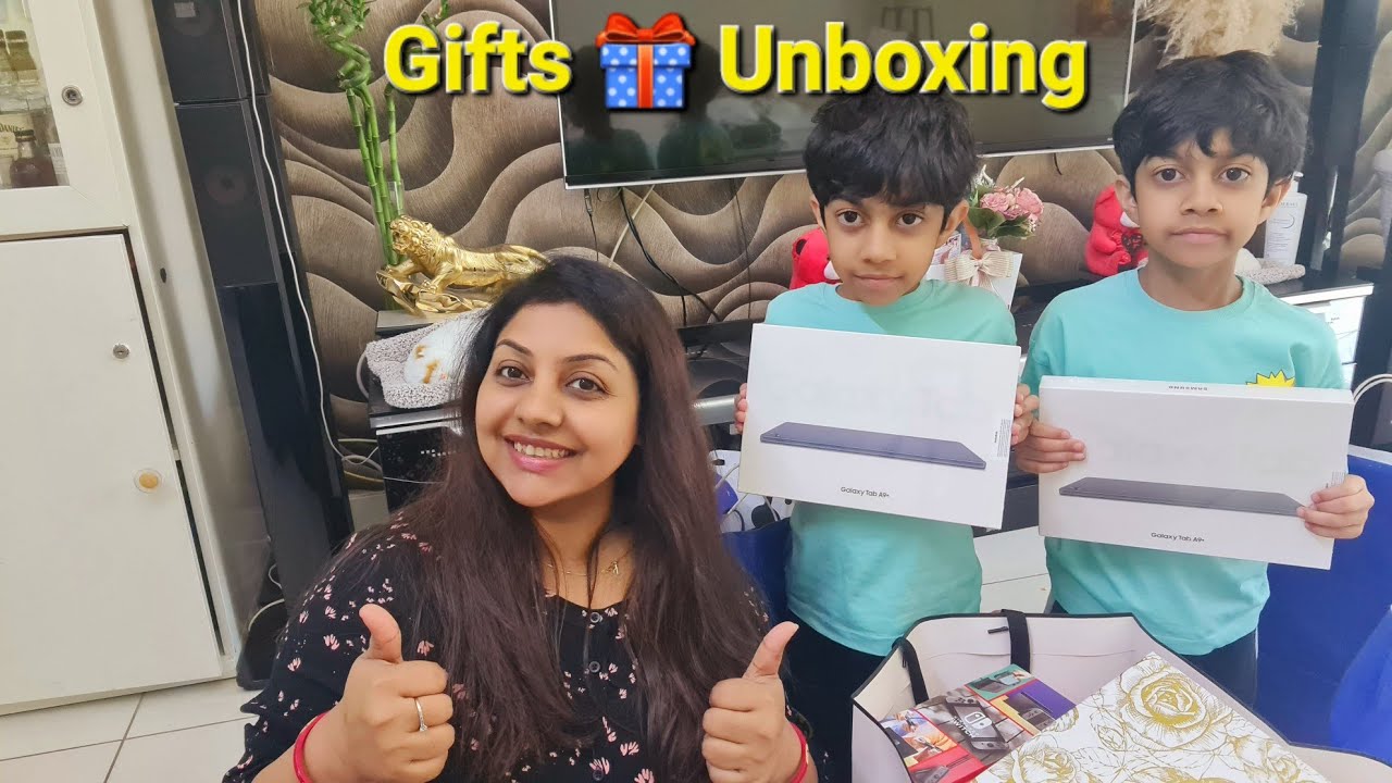 Gifts 🎁 Unboxing || Twins Birthday Gifts 🎁 || Late Post