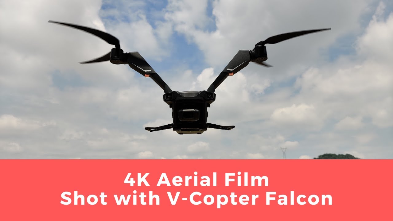 4K Aerial Video V Copter Falcon Bi Rotor Aerial Filming Drone