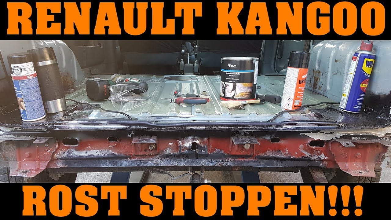 Renault Kangoo - Rostumwandler und versiegelung | Unterbodenschutz! 🔧🔧🔧