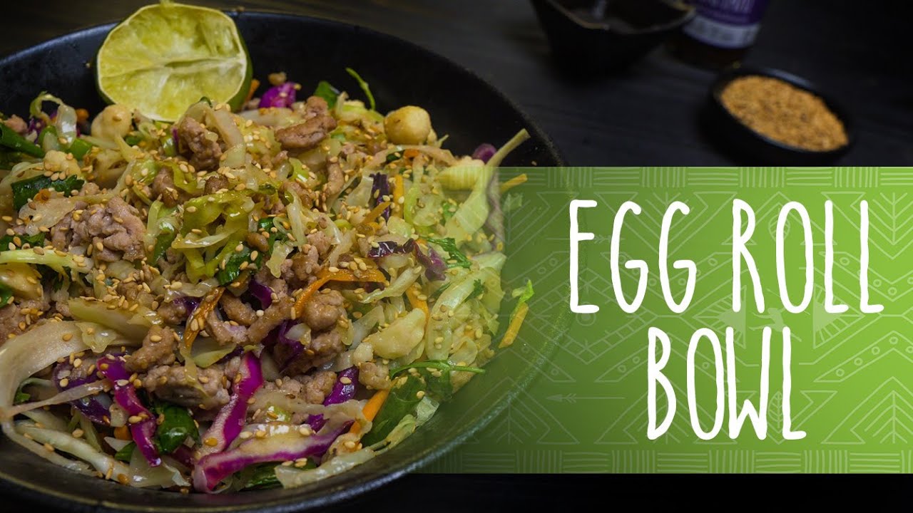 Keto Recipe - One Pot Egg Roll in a Bowl