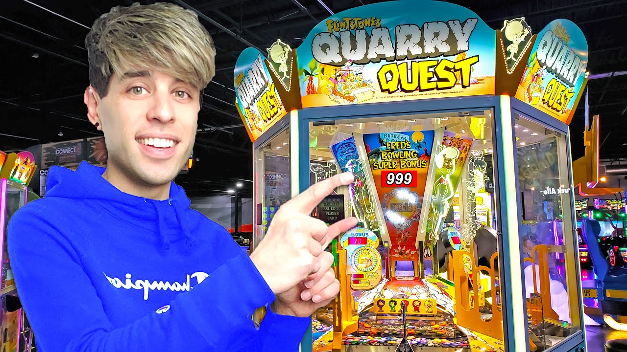 I Won The SUPER BONUS on the Flintstones Coin Pusher!
