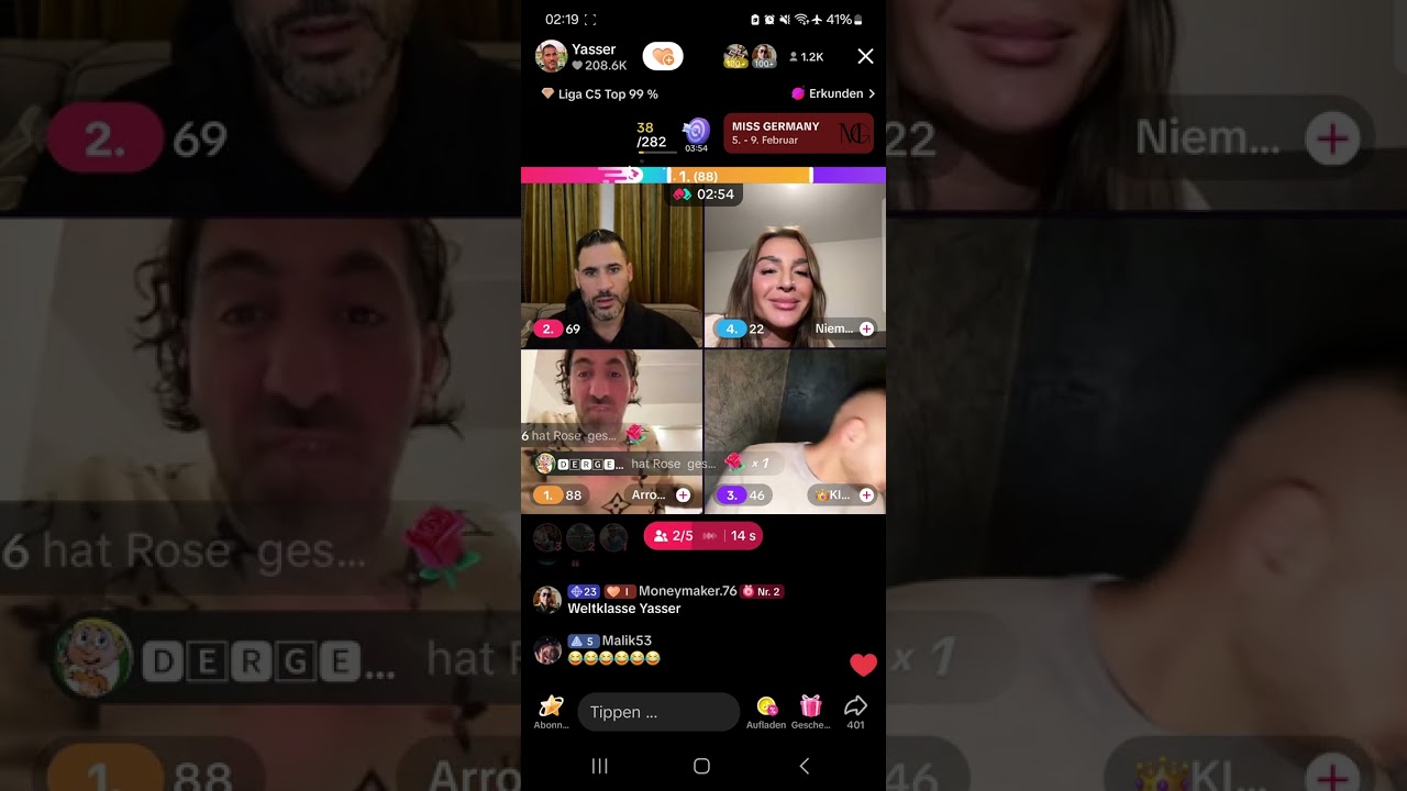 Yasser Abou-Chakker Live mit Arrogante Pate ESKALIERT King O. macht Fitna 😵