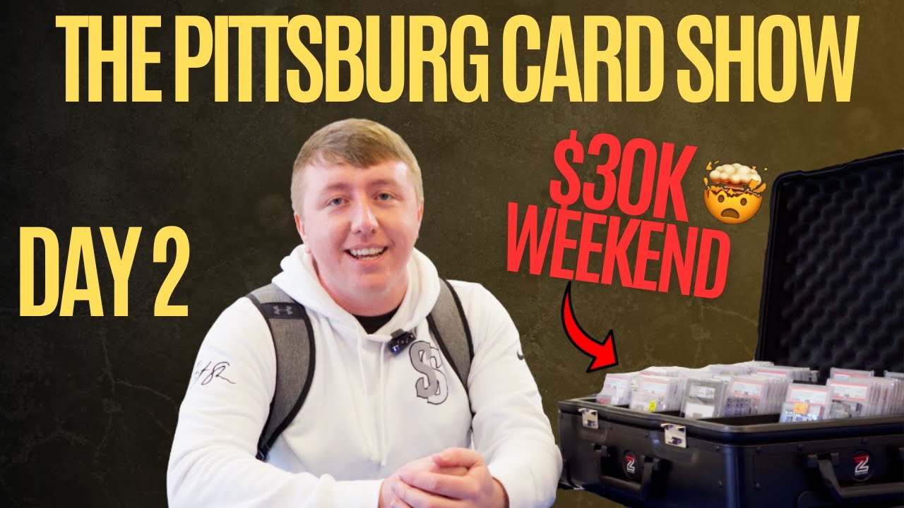 I BOUGHT OVER 80 CASE HITS AT THE PITTSBURGH CARD SHOW 🤝🤯💴