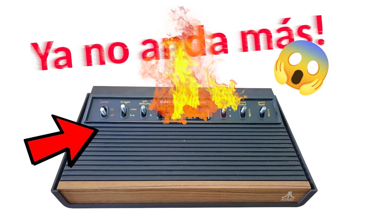 Reparación de Atari 2600 Detonada!