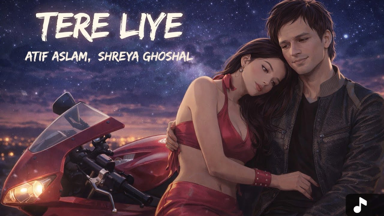Tere Liye – Atif Aslam & Shreya Ghoshal | Slowed + Reverb | Romantic Night Ride 🌙✨ 