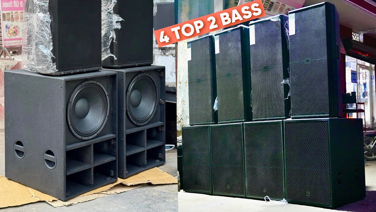 ये Single 18 Bass Dual 18 पर भारी|4 Top 4 Bass DJ Setup