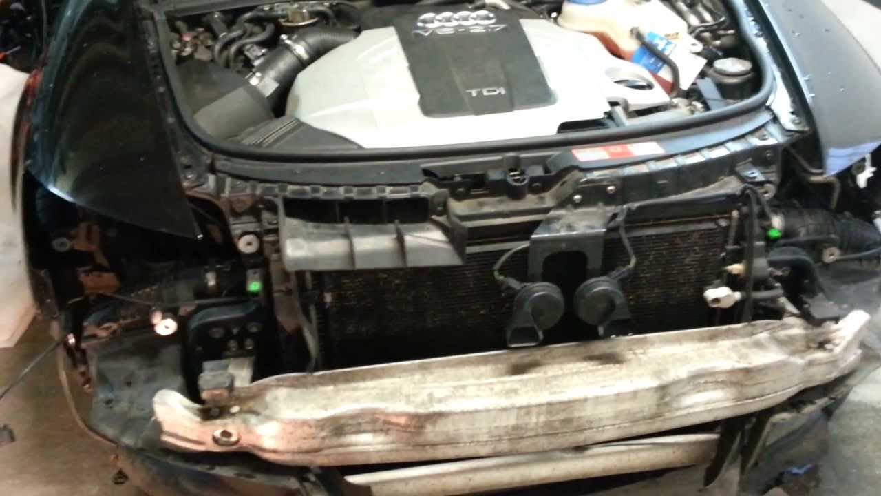 Audi A6 ( 4f ) Schlossträger Servicestellung / Demontage