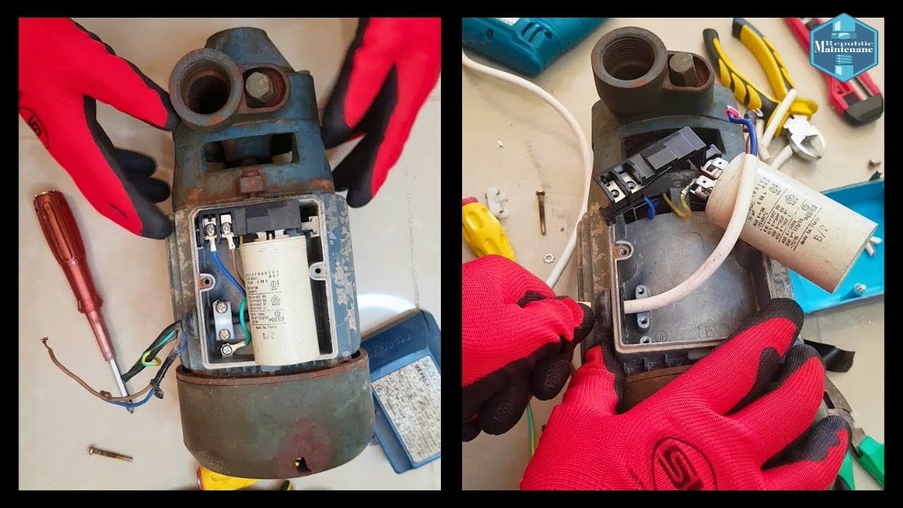 How To Replace a Water Pump Capacitor And Power Cable
