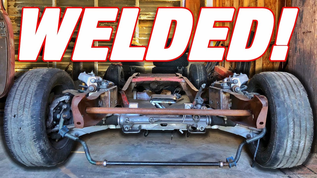 The Crown Vic F100 Build Ep 7:  My Frame is Welded!