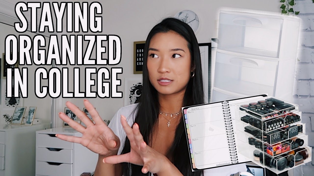 HOW TO STAY ORGANIZED IN COLLEGE | Kris Hui