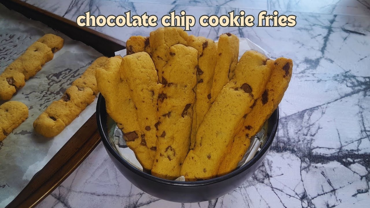 Chocolate Chip Cookie Fries🍟 | Trending Cookie Fries Recipe