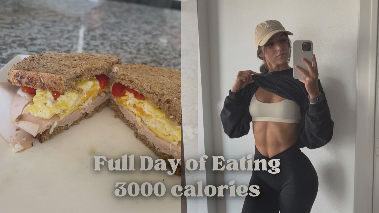 FULL DAY OF EATING l 3,000 calories, lean bulking