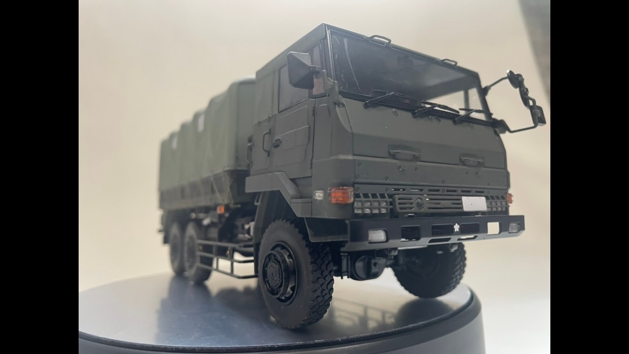 【プラモデル製作】陸自３トン半トラック製作