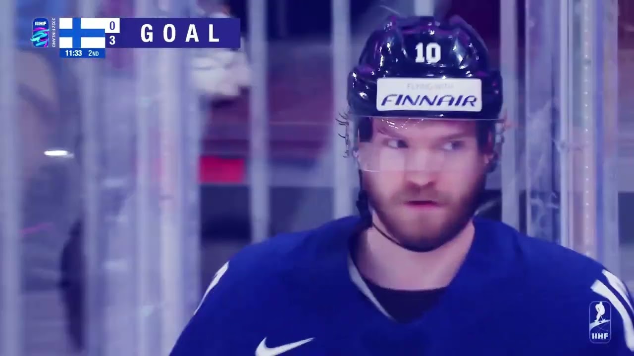 Joel Armia World Championship Gold Medal 2022
